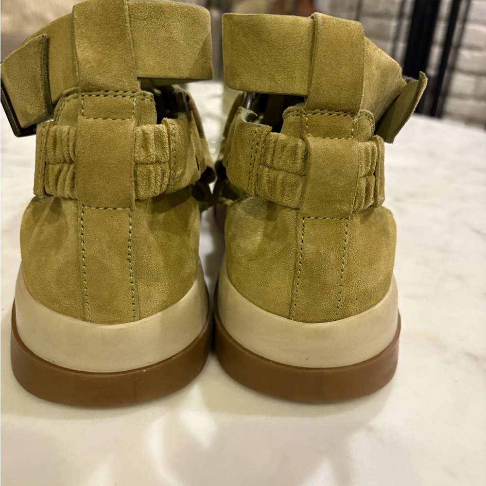 Free People Chartreuse Bodhi Fisher Sneakers - Picture 7 of 11